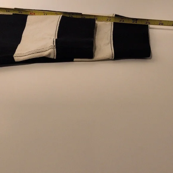 Polo Ralph Lauren vintage men's long sleeve polo shirt large black/white stripes - Picture 10 of 13